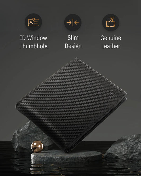 Bifold Wallet With Flip-Up ID Window