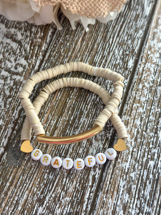 Heishi Bracelet Set