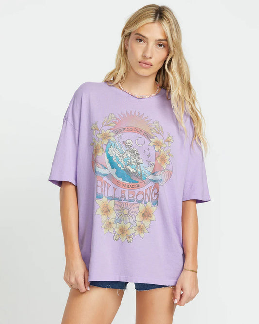 Billabong Women's Goes Around Here Tee
