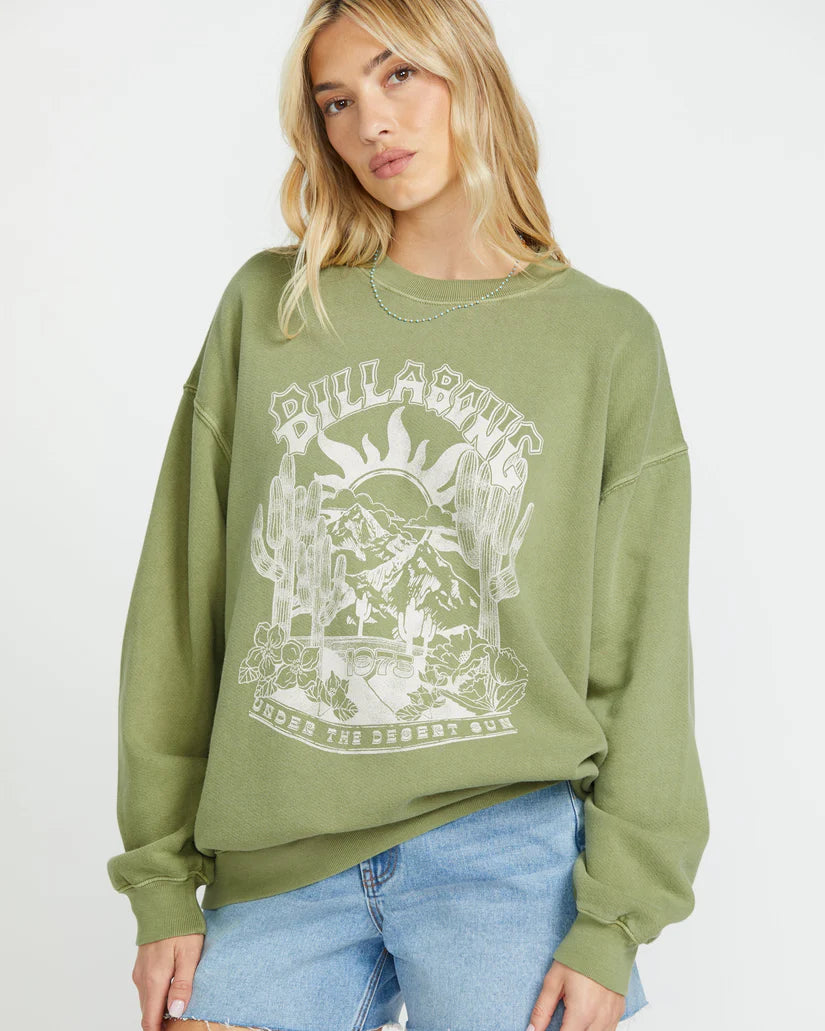 Billabong Women's Ride In Crew Fleece