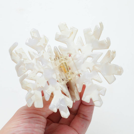 Adorro Snowflake Claw Clip