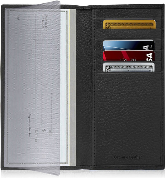 Access Denied Leather Checkbook Cover