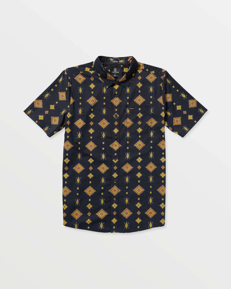 Volcom Men's Desert Dobby Short Sleeve Shirt