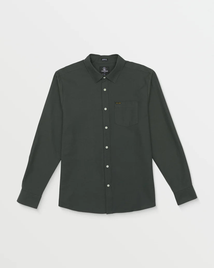 Volcom Men's Veeco Oxford Long Sleeve Shirt