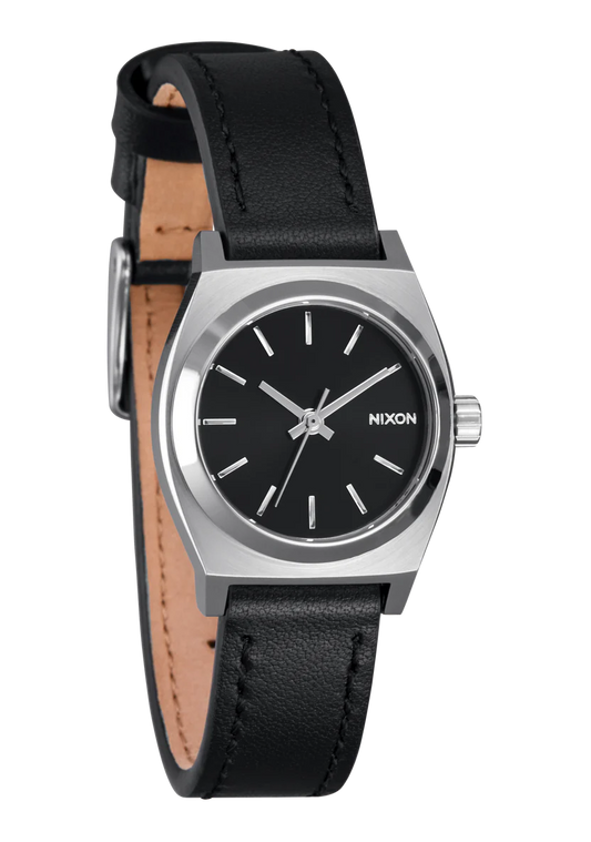 Nixon Small Time Teller Leather Watch