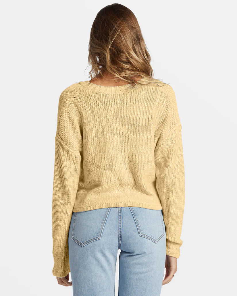 Shallow Waters Henley Sweater