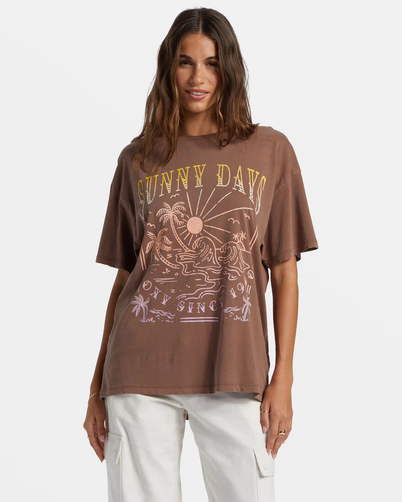 Sunny Days Oversized Boyfriend T-Shirt