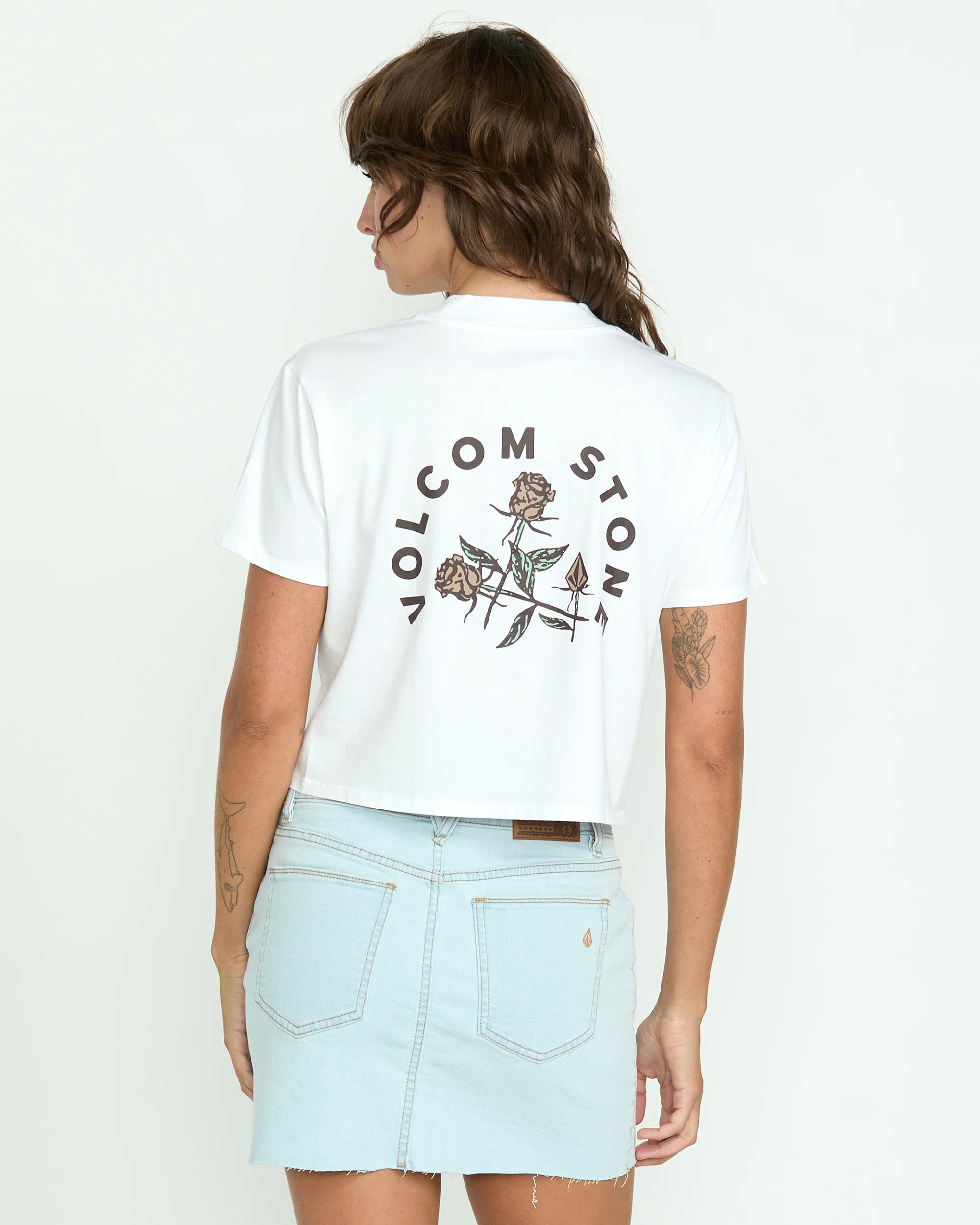 Volcom Women's Dial Crop Tee