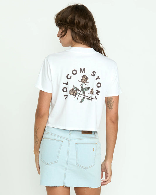 Volcom Women's Dial Crop Tee