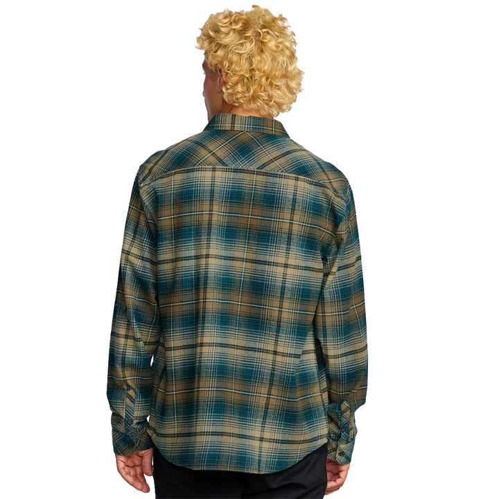 Billabong Coastline Long Sleeve Button-Up Flannel Shirt