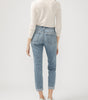 Silver Boyfriend Mid Rise Slim Leg Luxe Stretch Jeans