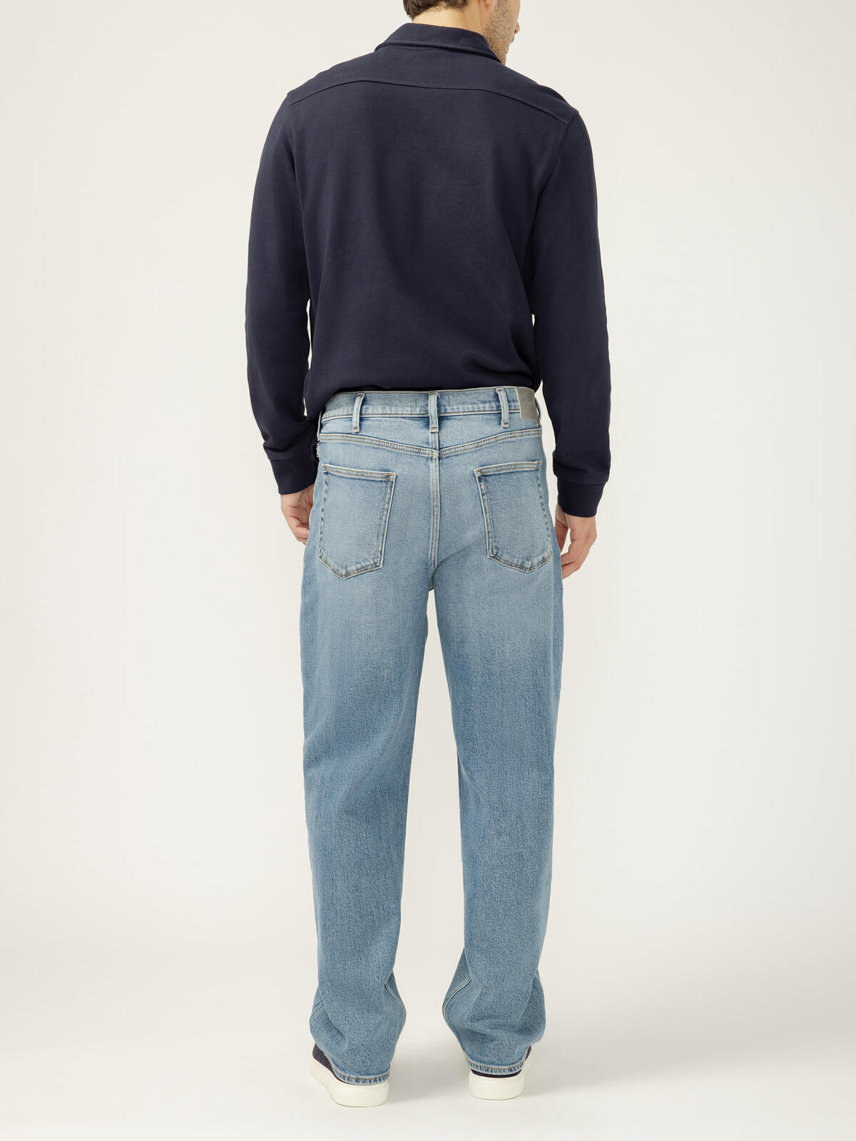 Silver Big Guy Baggy Jeans