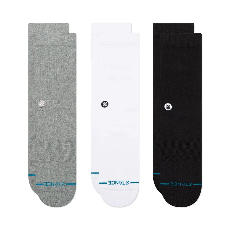 Stance Icon Crew Socks 3 Pack