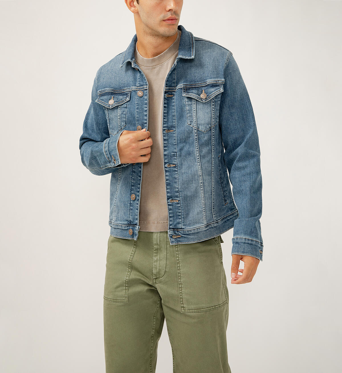 Silver Denim Jacket
