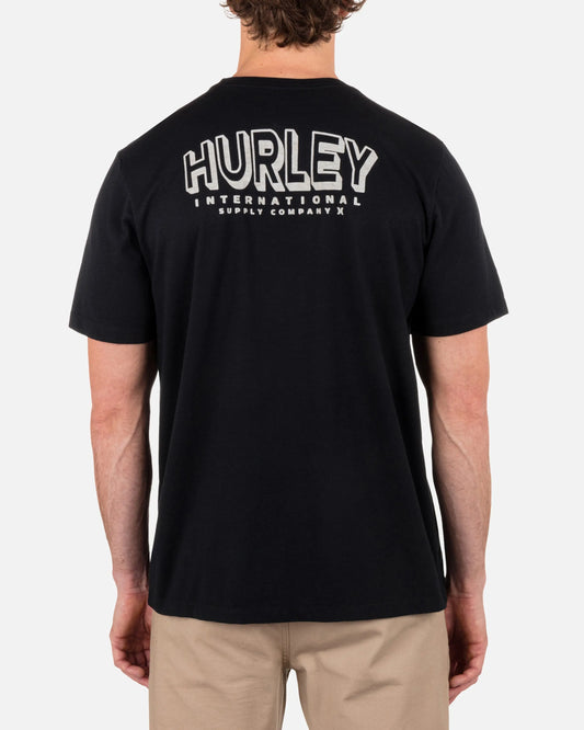 Hurley Men's Everyday H2O-Dri Top Arch Slub Short Sleeve