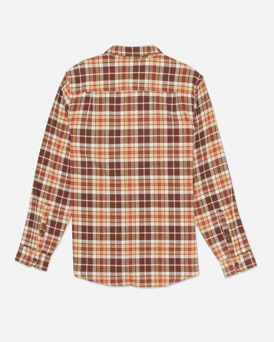 Hurley Men's Portland Organic Flannel Long Sleeve