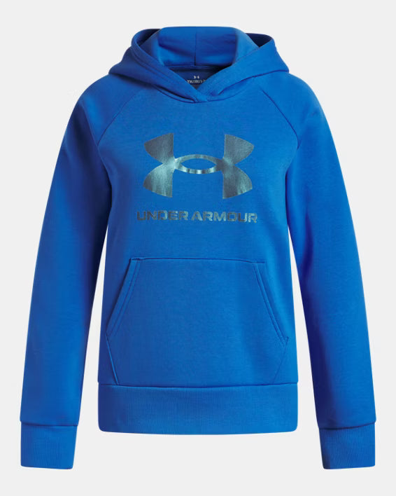 UA Rival Fleece Shimmer Girls' Hoodie