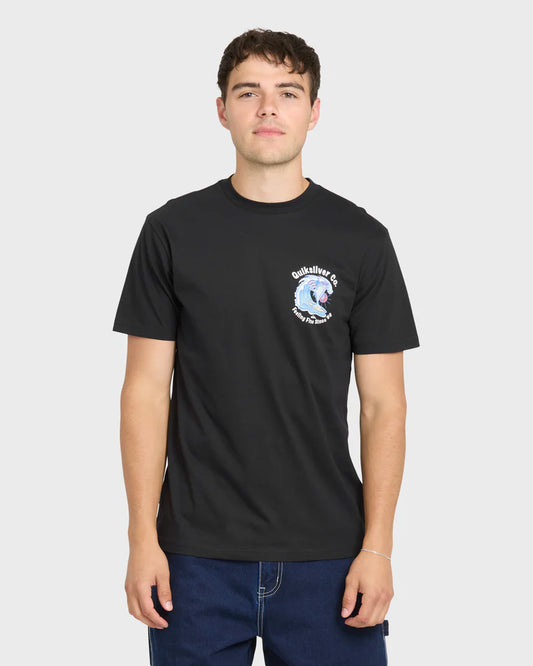 Quiksilver Men's Patriot Dolphin Short Sleeve Knit T-Shirt