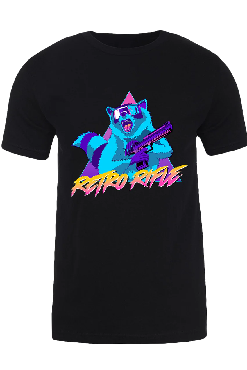 Retro Rifle Rackcoon Tee
