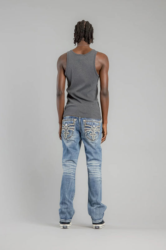 Rock Revival Men's Andrew Bootcut Jeans
