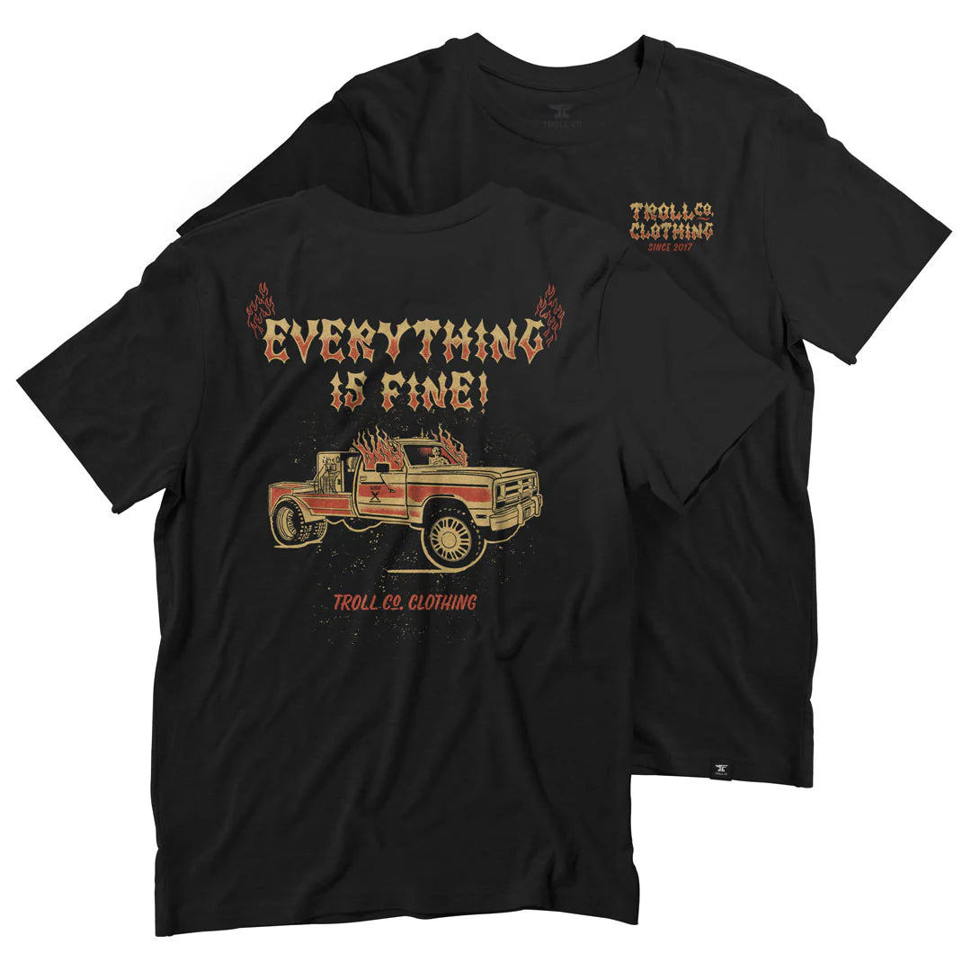Troll Co. Men's Everything is Fine T-Shirt