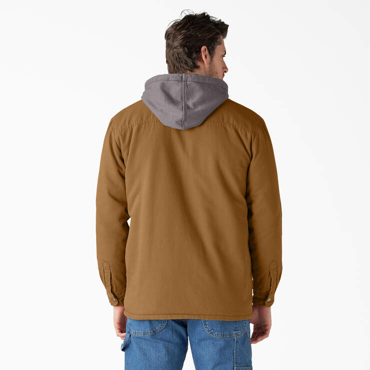 Dickies Water Repellent Duck Hooded Shirt Jacket