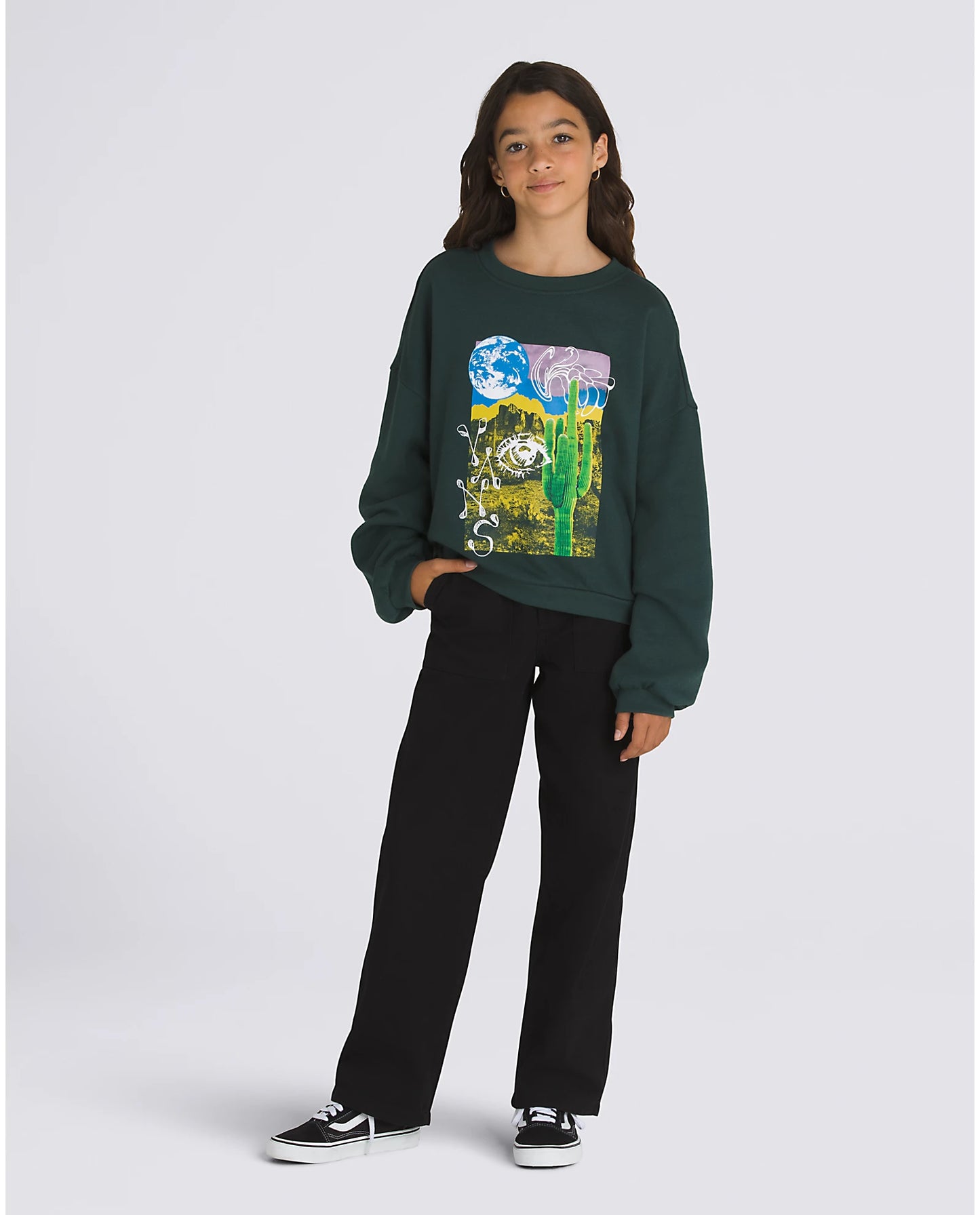 Vans Kids Phoenix Loose Crew Sweatshirt
