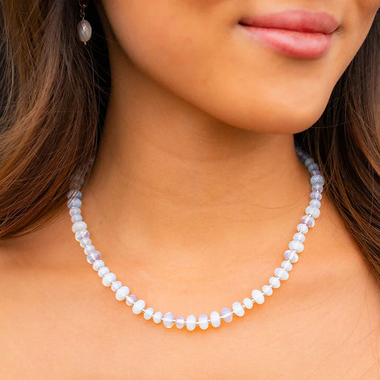 Lotus and Luna Statement Healing Necklace