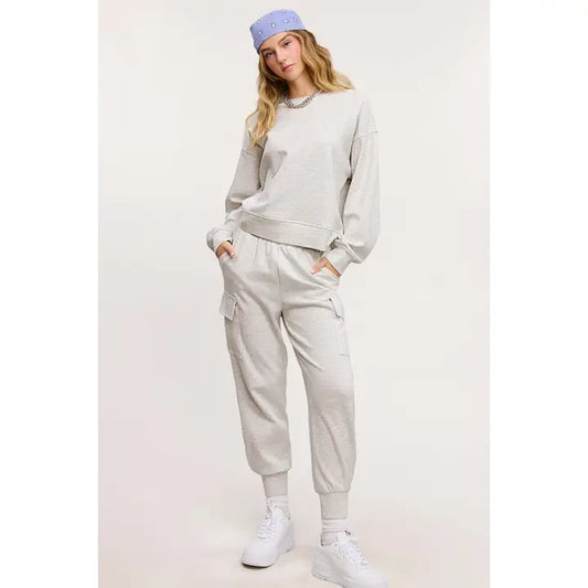 La Miel Comfy Loose Fit Sporty Everyday Activewear Set