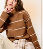 Loose Fit Stripe Crewneck Sweater