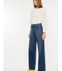 KanCan Women's High Rise Wide Leg Jeans