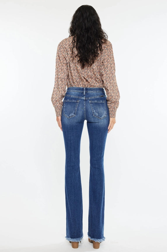 Kancan Low Rise Baby Bootcut Jeans