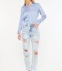 High Rise Skinny Mom Jeans