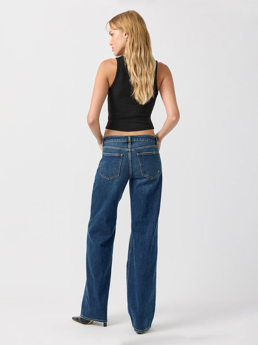 Silver Women's Islington Loose and Low Straight Leg Jean