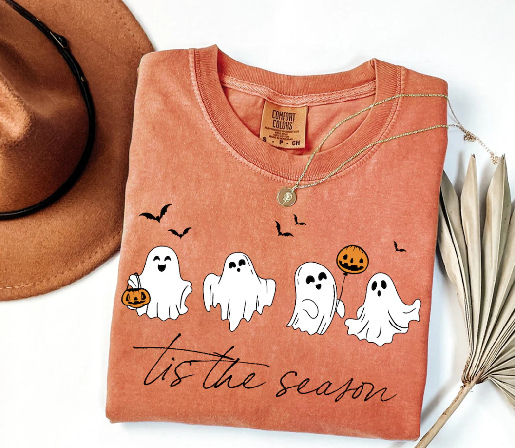 Southern Backroad Tees Women's Ghost Tis The Season Short Sleeve Tee