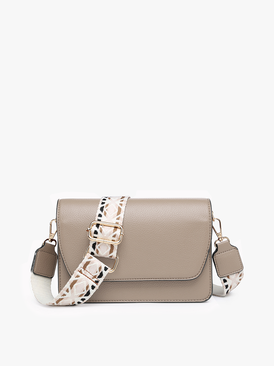 Jen & Co. Noah Flapover Crossbody – Guitar Strap Bag