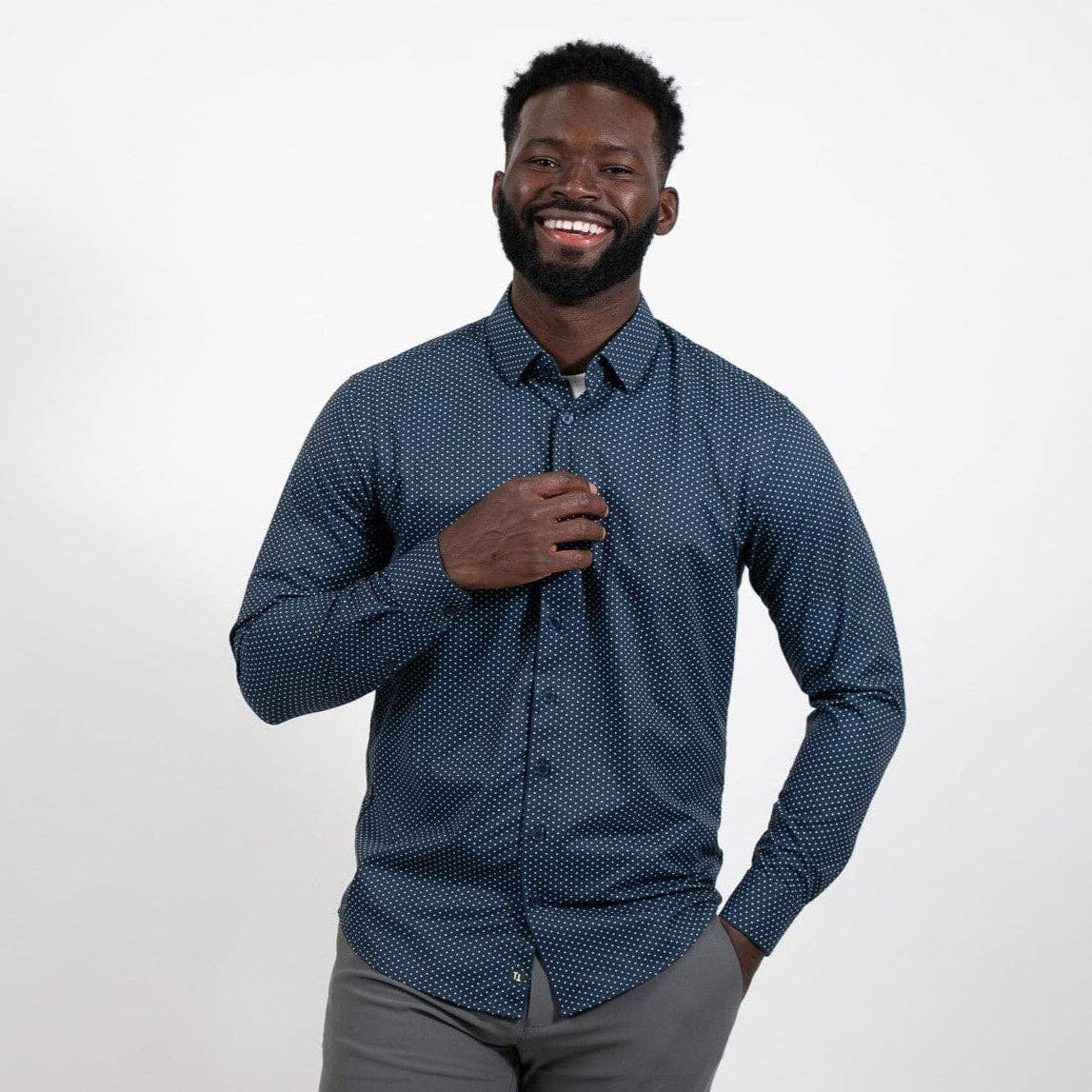 Tough Apparel Men's Hustle Sport Shirt Long Sleeve Regular Fit