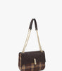 Jen & Co. Winter Plaid Shoulder Bag w/ Adjustable Chain Strap