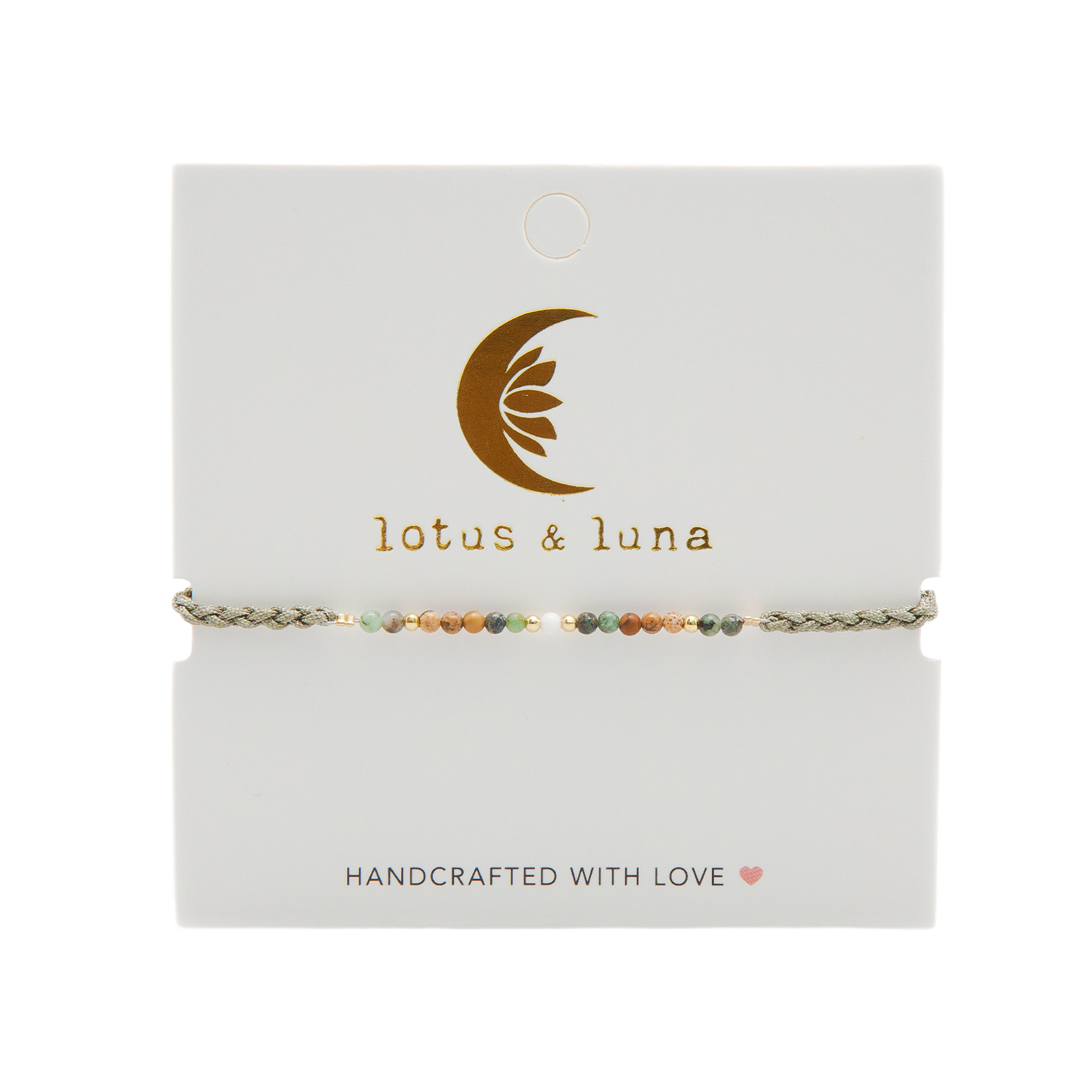 Lotus and Luna Peace Protector Namaste Bracelet