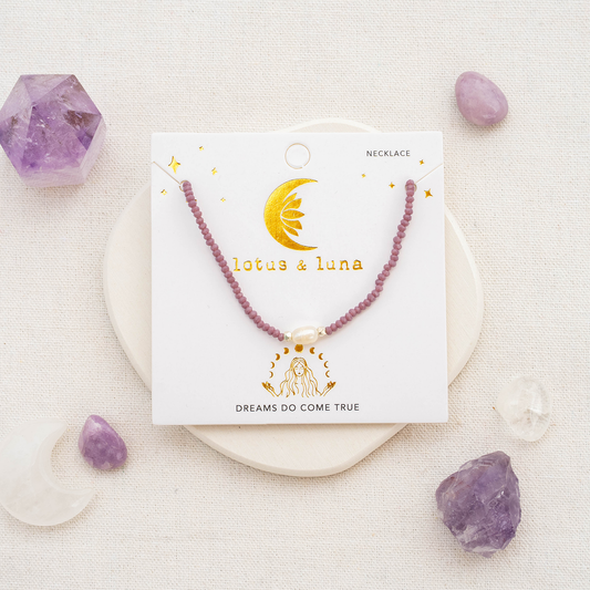 Lotus and Luna "Dreams Do Come True" Goddess Necklace