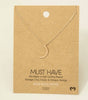 Moon Crescent Pendant Necklace