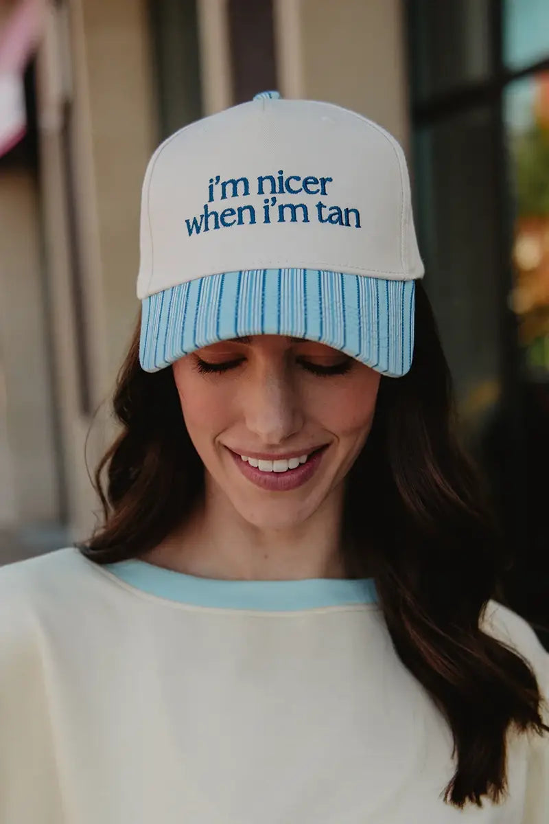 Katydid Women's I'm Nicer When I'm Tan Two-Toned Vintage Hats