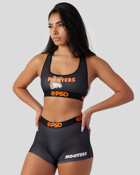 PSD Hooters - Uniform Black Sports Bra