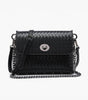Jen & Co. Yazmin Faux Woven Crossbody Bag – Chain Strap