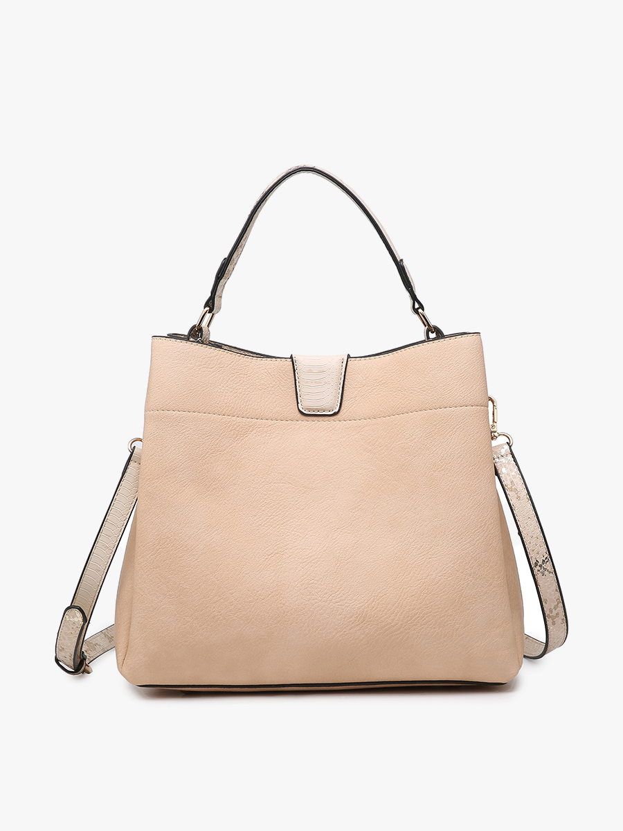Jen & Co. Tati Monogram Satchel – Shoulder Strap Bag