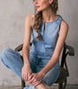 Hidden Women's Logan Distressed Dad Jeans