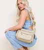 Jen & Co. Nicole Multi-Zip Crossbody Bag w/ Side Pockets
