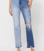 Criss Cross Boyfriend Jeans