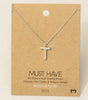 Fame Bubble Letter Pendant Necklace