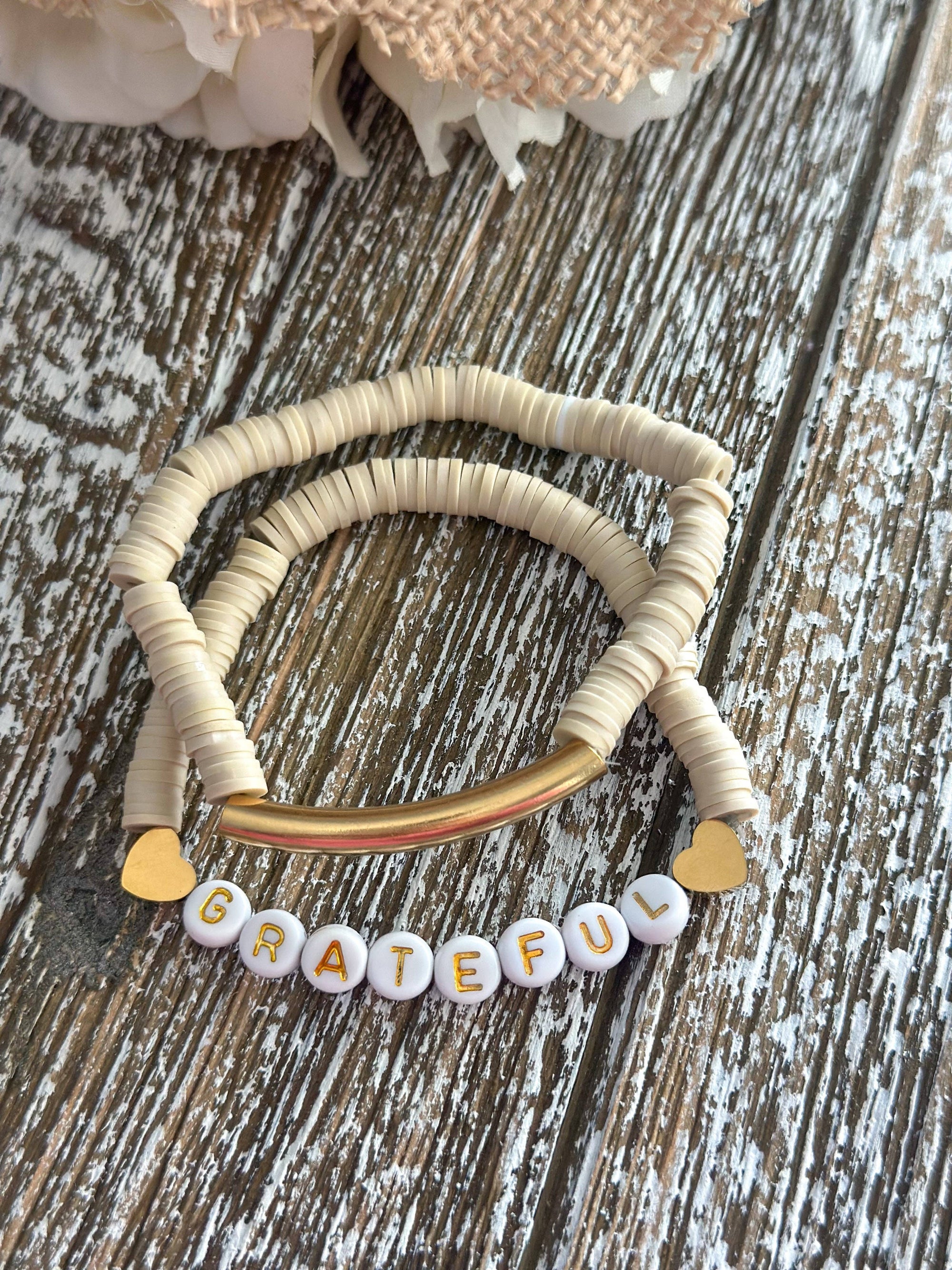 Heishi Bracelet Set